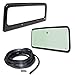 Make Auto Parts Manufacturing New Windshield Frame & Glass w/3 Pcs. Seal Kit, For Jeep Wrangler YJ, 1987-1995