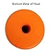JEZERO Deep Water Fishing Floats: Great for Trail Markers, Dock Floats, Swim Buoy, Kayak Anchor Kit, Pool Buoy, Crabbing & Boats | 2 Pack - Orange, 5