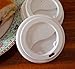 Yes!Fresh PS Polystyrene Flat Lid for 8 oz Paper Hot Cup, Diameter 80mm. (100 Count,White Lid)