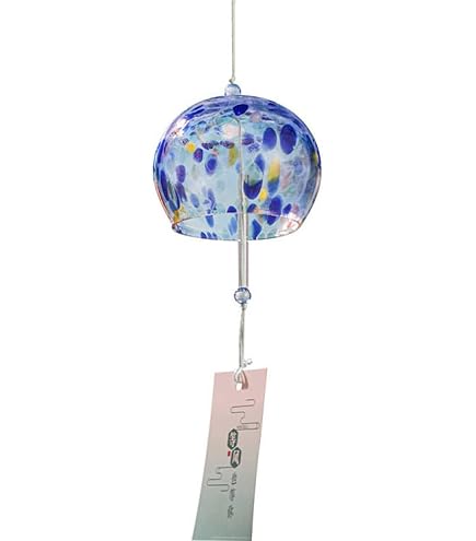 Amazon.com : Japanese Edo Furin Glass Windchimes Bell Suncatcher