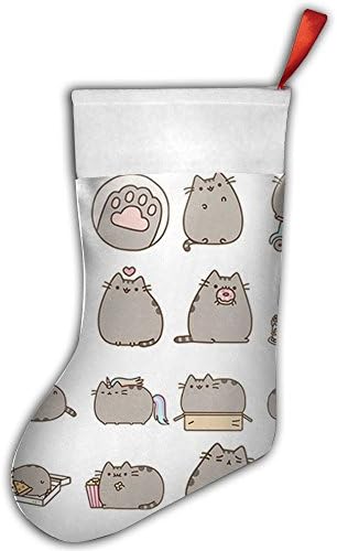 DIGAH OUN Pusheen The Cat 3D Print Christmas Socks Festival Party Ornaments