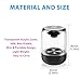 MEGATEK T4 Portable Bluetooth Speakers, Dual TWS True Wireless Stereo Speaker Set, 100 Ft Wireless Range, 10W 360° HD Sound & Rich Bass, Hands-Free, TF Card Player, AUX Input, Cool LED Lights | 2-Pack