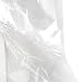 HANGERWORLD 10 Clear 60inch Dry Cleaning Laundry Polythylene Garment Cover Protector Bags 100 Gauge