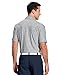 Under Armour Elevated Heather Polo Tee - Men's True Gray Heather / Black Large