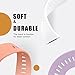 For Fitbit Ionic Bands Waterproof, Hotodeal Replacement Sport Strap Accessory Wristbands for Ionic Fitbit Smartwatch, 13 Classic Colors, Lavander+White+Pink, Small