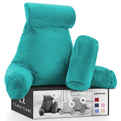 teal backrest pillow