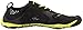Vibram Men's V Running Shoe, Black/Yellow, 41 EU/8.5-9.0 M US