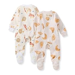 Burt's Bees Baby Boys' Organic Cotton Sleep and
