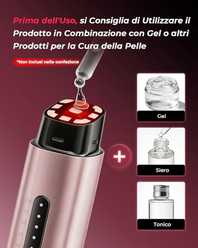 Professional Radiofrequency Face, Clinically Proven Effectiveness, Microcurrent Facial Massager, Anti-Wrinkle, Anti-Aging, Anti-Acne, Lifting and Firming for Face and Neck