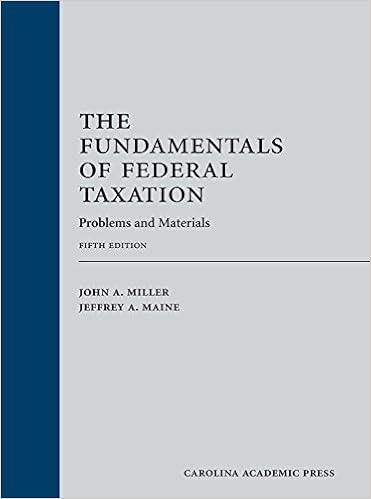 Amazoncom The Fundamentals Of Federal Taxation Problems - 