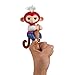 WowWee Fingerlings Glitter Monkey - Liberty (Red, White, & Blue Glitter) - Interactive Baby Pet