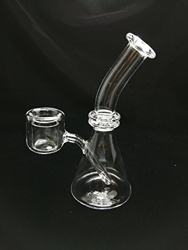 Quartz Thermal Beaker 3D Double Tube XXL Flat Bowl