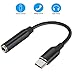 Masfee Pixel 2 Headphone Adapter, USB Type C to 3.5mm Headphone Jack Aux Audio Adapter for Pixel 2/XL Moto Z HTC U11
