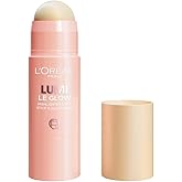 L'Oréal Paris Lumi Le Glow Highlighter Stick, Lightweight Multi-Use Glow, Buildable Shimmer, Illuminator, 635 Glowy Golden Co