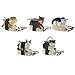 Sushi Cat Clever Idiots Nekozushi Keychain - Blind Box Includes 1 of 5 Collectable Figurines - Authentic Japanese Design Collectable Figurines - (Version 2)