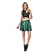 AISKLY Fish Scales Skirts Women Casual Cute Above Knee Mini Flared Skater skirt, YL-2001, X-Large