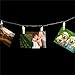 Warmoor 30 LED Photo Clips String Lights, 3M 10ft Fairy Starry Lights Wall Decoration Light for Hanging Photos Paintings Pictures Cards Memos, Battery Powered, Warm White