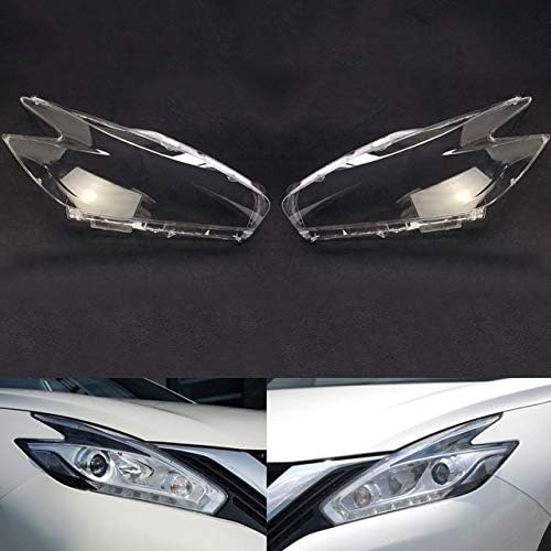 ヘッドライトレンズカバー 車のヘッドライトクリアカバー 自動車ヘッドランプレンズフィット感のための日産ムラーノ15 16 17 18 19車の交換オートシェルカバー ヘッドランプレンズカバーシェル Color A Pair Masqueboutique Com