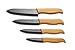 Beautiful Black Blade Ceramic Cutlery Kitchen Knives in Gift Box - Lightweight 8-Piece Knife Set with Ergonomic Bamboo Handles