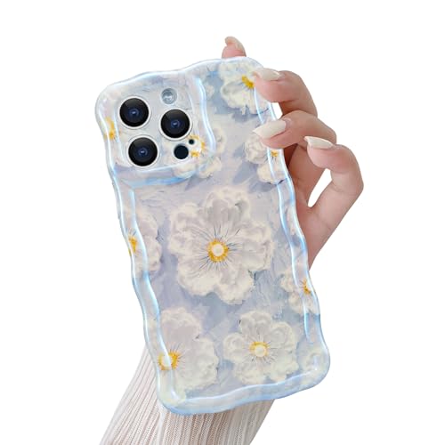 QLTYPRI for iPhone 15 Pro Max Case, Oil Painting Floral... en promo sur Amazon