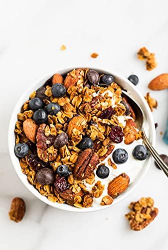 LOW KARB NUTRAIL, KETO BLUEBERRY NUT GRANOLA HEALTHY BREAKFAST CEREAL, LOW CARB SNACKS & FOOD, ALMONDS, PECANS, COCONUT AND MORE, 2G NET CARBS, 1.37 LB, 22 OZ