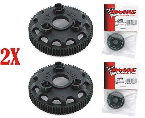 Traxxas 4676 Spur Gear 76T 48P (2pcs) Slash 2WD Rustler Stampede Bandit VXL XL-5