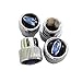 Tire Valve Stem Caps for Ford Accessories, Ford Logo Zinc Alloy Plating Chrome Universal Car Wheel Tire Valve Covers Set of 4