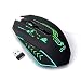 UHURU Wireless Gaming Mouse Rechargeable, Up to 4800DPI, 6 Programmable Button, 7 Color Changeable, 2.4G RGB USB Wireless Gaming Mouse for Computer, Laptop, Mac, PC