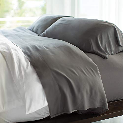 Cariloha Resort Bamboo Sheets 4 Piece Bed Sheet Set Luxurious Sateen