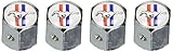 Ford Mustang Anti-theft Chrome Car Wheel Tire Valve Stem Caps
