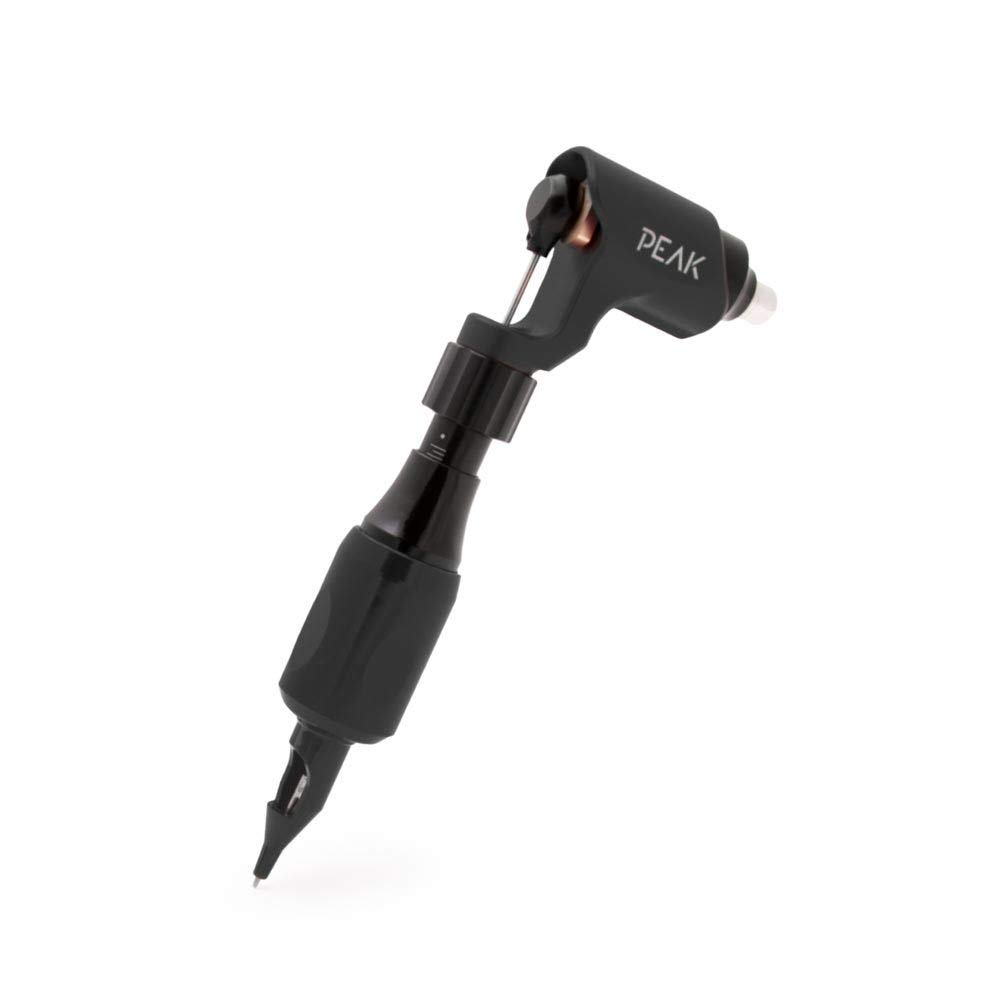 Peak Tanza Rotary Tattoo Machine with Axi Grip — Black