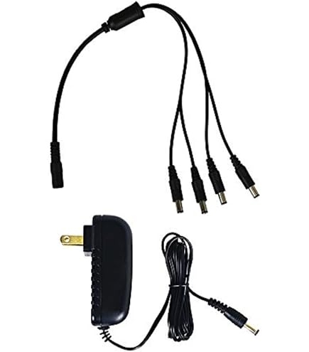Amazon.com : Eonvic 4 Pin XLR Female 12V 3A AC DC Power Adapter