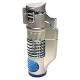 Triple Jet Flames Cigar Refillable Butane Torch Lighter 3 1/4 Inch
