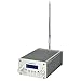 Retekess T6-A 1W 6W FM Transmitter Long Range Mini Radio Stereo Broadcast Station PLL LCD Display AUX in Line with Antenna Factory Church (Silver)