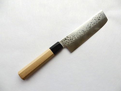Yoshihiro/ZAD Series 69 Layers High Light Damascus Steel, Nakiri Vegetable Knife 160 mm/6.3"