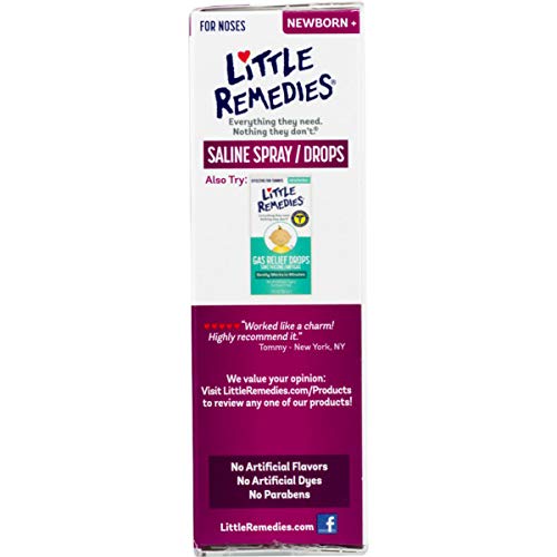 Little Remedies Saline Spray and Drops Safe for Newborns 0.5 Fl Oz