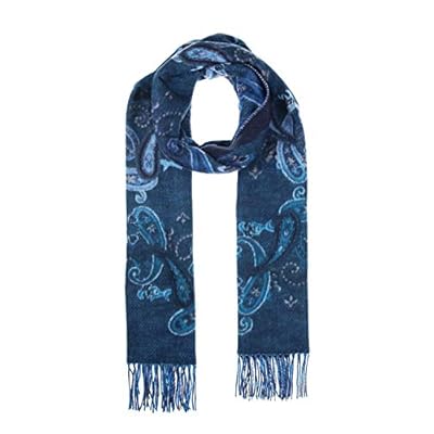 Accessories First Paisley Scarf - Fashionable Womens Acrylic Woven Scarf with Twisted Fringes Accessories First Paisley Scarf - Fashionable Womens Acrylic Woven Scarf with Twisted Fringes