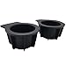 ZYTC Front Center Console Cup Holder Inserts Rubber for Ford F-150 Expedition Navigator Pack of 2