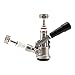 OneBom Beer Keg Coupler, for US Domestic Sankey Keg with Black Lever Handle (D - System)