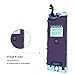 Qi-Eu LCD Display for iPhone 6 PLUS 5.5 inch Touch Screen Digitizer Replacement Assembly-White, Repair Tools Kit and Instructions are Included