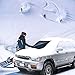 GAMURRY Car Windshield Snow Ice Cover, Windshield Covers with 4 Layers of Protection and Magnetic Edges, Anti-Snow/Anti-Ice/Anti-Fog Thickened Snow Cover for Car, Suitable for Most Cars