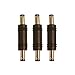 3 Pack of 2.1mm X 5.5mm DC Barrel Power Cable Male to Male Coupler Gender Adapter
