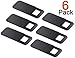 Webcam Cover Slider, Laptop Camera Cover 0.02in Ultra-Thin fits Echo Spot Smartphones Tablets Macbooks Computers Desktops with Strong Adhensive, Protecting Privacy and Securtiy