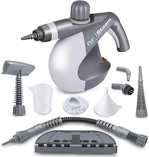 PurSteam World’s Best Steamers Chemical-Free Cleaning PurSteam Handheld Pressurized Steam Cleaner with 9-Piece Accessory Set Purpose and Multi-Surface All Natural, Anthracite PurSteam World’s Best Steamers Chemical-Free Cleaning PurSteam Handheld Pressurized Steam Cleaner with 9-Piece Accessory Set Purpose and Multi-Surface All Natural, Anthracite