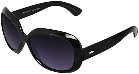Silver Kartz Unisex Oval Sunglass (wy057, Black, Violet)