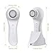 Electric Vibrating Sonic Facial and Body Cleansing Brush Face Brush Waterproof Skin Exfoliating Cleansing System for Deep Cleaning 4 Mode Settings with 2 Brush Heads
