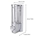 350ml Soap Dispenser Wall Mount Single-Head Manual Hand Liquid Shampoo Shower Gel Dispenser Lotion Container for Office Bathroom Kitchen