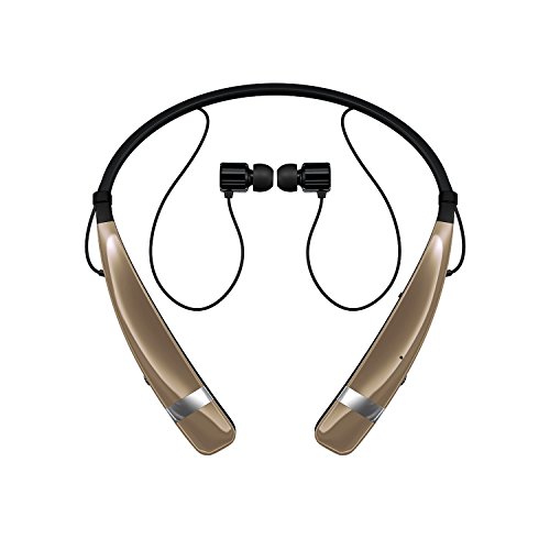 LG Electronics Tone Pro HBS-760 Bluetooth Wireless Stereo Headset - Gold (Certified Refurbished)