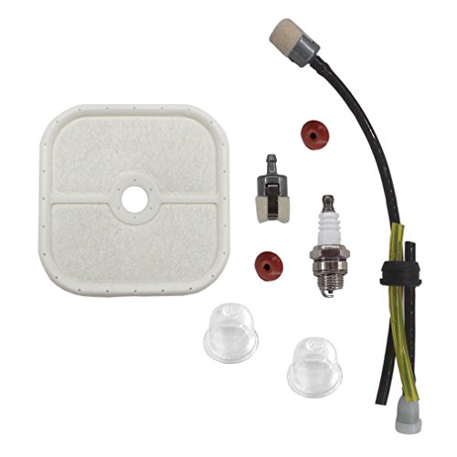 AISEN Repower Tune-Up Kit for Echo 90154Y ES-255 PB-251 PB-255 PB-265L PB-255LN PB-265LN A226000350 A226000351 Air Filter Spark Plug Check Valve Primer Bulb Fuel Filter Fuel Line Grommet