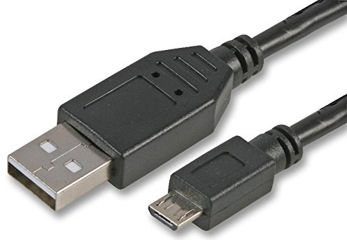 Pro Signal PSG90341 USB 2.0 A Male to Micro B Male Lead, 1.8m, Black